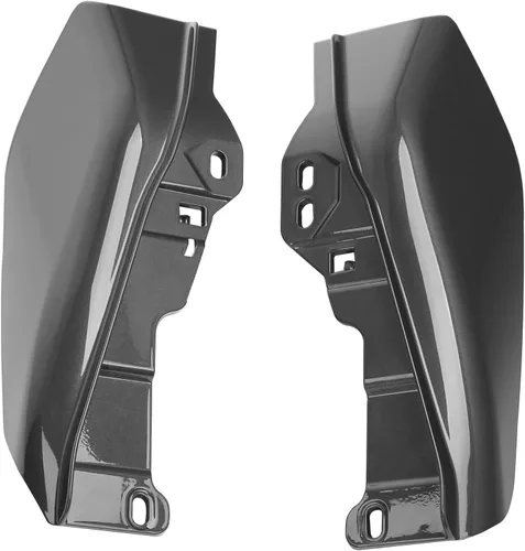 Vista 18 de HR3 Auburn Sunglo & Black Hole con escudo térmico de aire con marco medio deflectores compatibles con 2019 CVO Limited FLHTKSE Adecuado para Harley