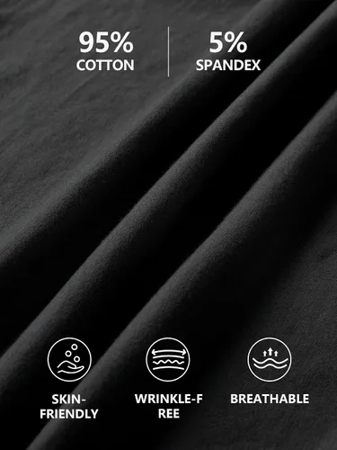 Vista 87 de Camisa Attraco de algodón, con tirantes estilo espagueti, con brasier incorporado, 2 paquetes, para mujer