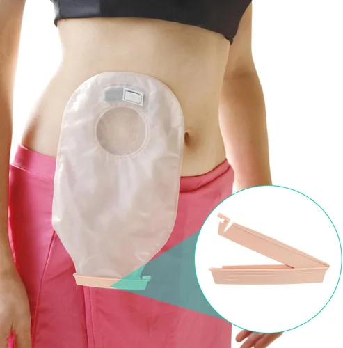 Vista 6 de 10 clips para bolsas de ostomía, abrazaderas de bolsa drenables a prueba de fugas, clip de sellado de cierre de cola reutilizable, suministros