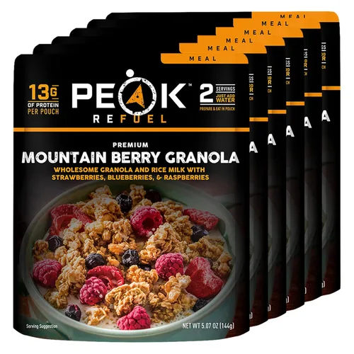 Vista 36 de Goulash de búfalo americano 45g protein, 740 calories, ground bison goulash, 2 servings, 4.94 oz pouch, 6 oz water, ready in 10 minutes, made in