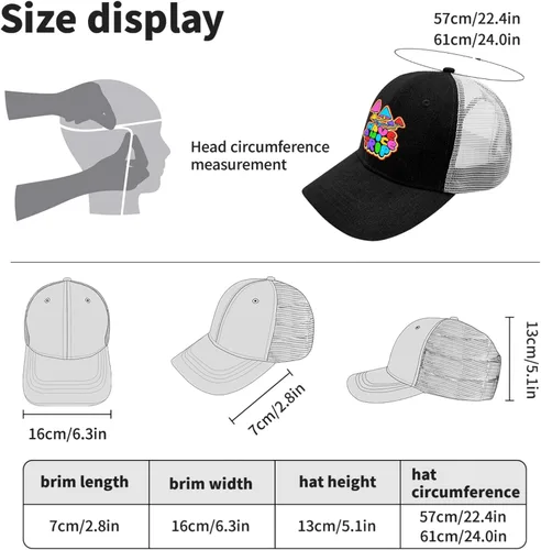 Vista 4 de devor Hats Have a Nice Trip Baseball Cap for Men Funny Hats Adjustable