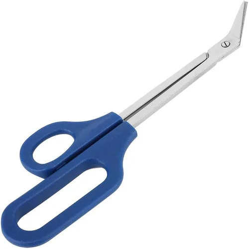 Vista 7 de Tijeras de uñas de mango largo para uñas gruesas con diseño único ergonómico de acero inoxidable para cutículas
