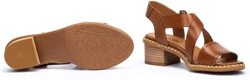 Vista 6 de PIKOLINOS Sandalias de tacón de cuero BLANES W3H