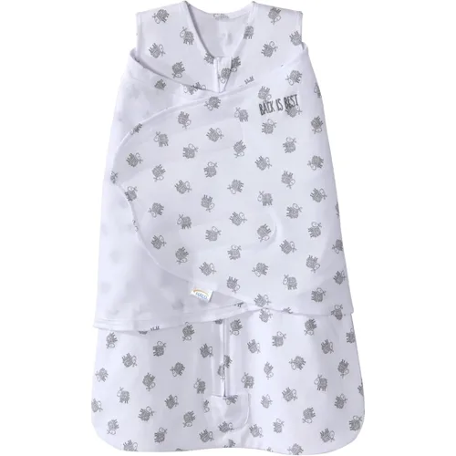 Vista 25 de HALO Saco de dormir envolvente 100% algodón, manta vestible ajustable de 3 vías, TOG 1.5, azul bebé, recién nacido, 0-3 meses