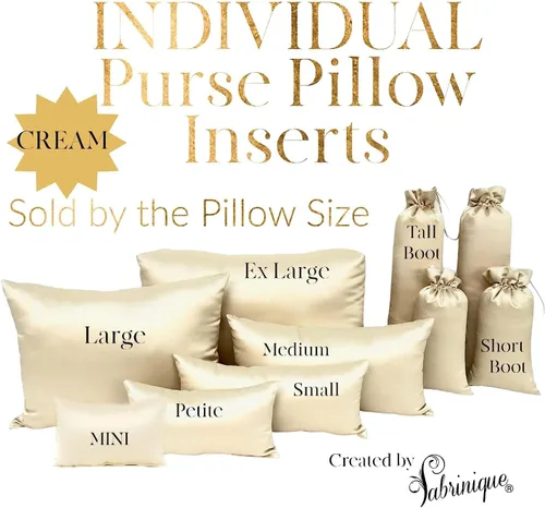 Vista 26 de Purse Insert Pillows - Custom Cushioned Handbag Fillers Shaper Inserts to Maintain Small to Large Purses