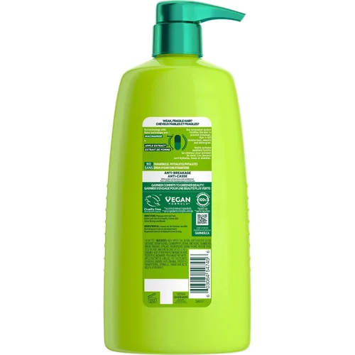 Vista 2 de Garnier Fructis Grow Strong Champú, 33.8 onzas líquidas, 1 unidad (el embalaje puede variar)