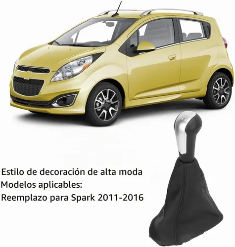 Vista 5 de OUKENS - Pomo de palanca de cambios manual de repuesto para Chevy Spark 2011-2016, cabezal ergonómico de plástico ABS, accesorio interior de coche