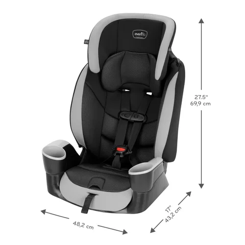 Vista 10 de Asiento de seguridad infantil para auto Evenflo Maestro Sport (Gris Granito)