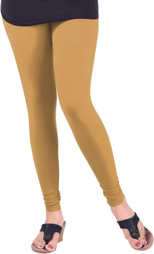 Vista 14 de ladyline Leggings Churidar elásticos de algodón para mujer Extra largos de longitud completa de cintura alta Talla regular y grande Pantalones