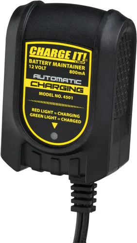 Vista 4 de Clore Automotive CHARGE IT! 4502 - Mantenedor de batería de 6/12 voltios y 2.5 amperios