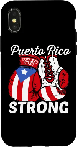 Vista 5 de Guantes de boxeo con la bandera de Puerto Rico para iPhone 16 Boricua Puerto Rican Pride Case
