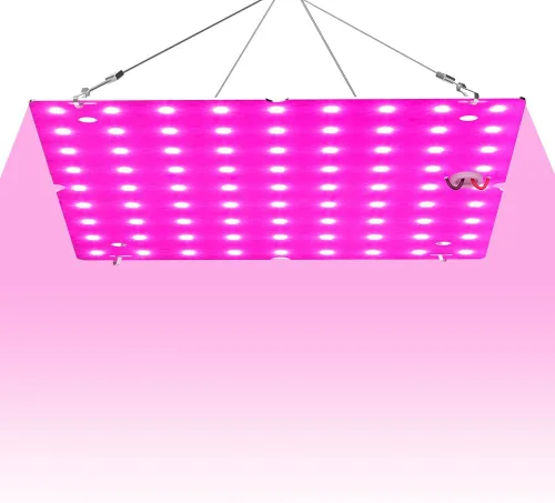 Vista 6 de 100W LED Full Spectrum Hydroponic Plant Light 100-277V Dimmable Hanging Panel Lamp 110V Hydroponic Lighting UV IR Greenhouse Tent Grow Box Indoor