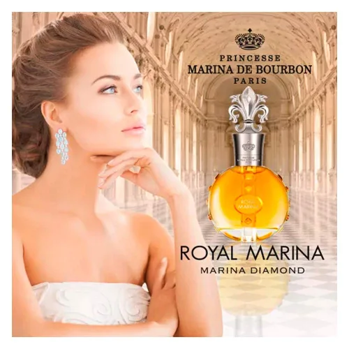 Vista 3 de Royal Marina Diamond de Princesse Marina de Bourbon para mujer 3.4 oz Eau de Parfum Spray
