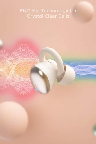Vista 4 de 1MORE Elegantes auriculares intrauditivos inalámbricos – Bluetooth – 6.5 horas de batería – Carga rápida de 15 minutos para 3 horas de uso – Funda