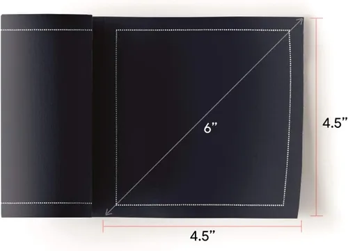 Vista 4 de MY DRAP Servilletas de cóctel, servilletas de algodón reutilizables, rollo de 4.5 x 4.5 pulgadas (100 servilletas, azul petróleo)