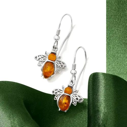 Vista 6 de Ross-Simons Bumblebee Earrings in Sterling Silver