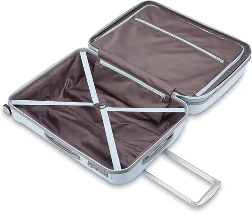 Vista 86 de Samsonite Freeform – Maleta rígida, expandible con ruedas dobles giratorias, Blanco
