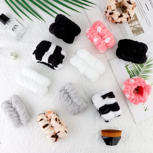 Vista 7 de WHAVEL 6 pares de pulseras absorbentes para spa, toallas de muñeca para evitar que el líquido se derrame por los brazos