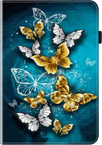 Vista 14 de Funda para Samsung Galaxy Tab S5e 10.5 2019 Modelo SM-T720/T725/T727 Tablet con Soporte para Lápiz, Cubierta de Diseño de Billetera con Soporte
