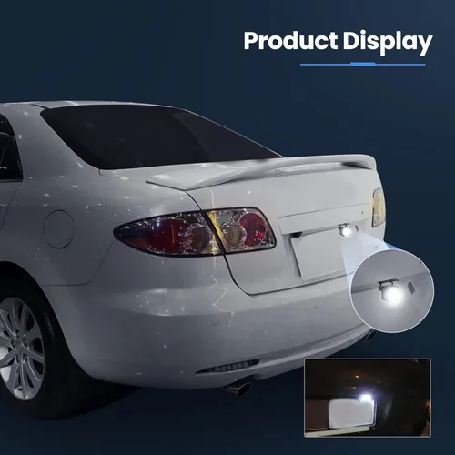 Vista 5 de Cámara de visión trasera para automóvil, cámara de marcha atrás HD 170° gran angular 12 LED visión nocturna, para RV, camiones, remolque, SUV