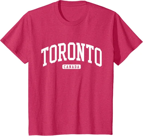 Vista 49 de Camiseta estilo universitario de Toronto Canada, Negro