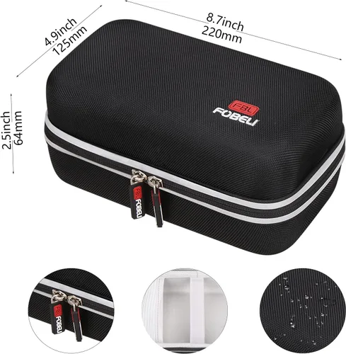 Vista 4 de FBLFOBELI Estuche rígido para máquina de taladro de uñas eléctrica profesional MelodySusie/MOCOWIND/SAVILAND/Groyal