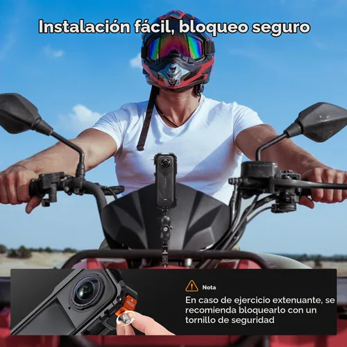 Vista 6 de K&F Concept Standard Camera Cage with Silicone Lens Cover for Insta360 X5
