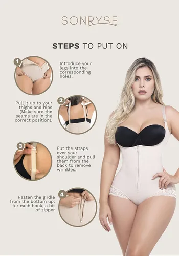 Vista 4 de Sonryse Fajas Colombianas Posparto C-section Postpartum Shapewear for Women