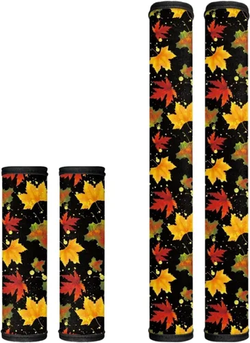 Vista 51 de Candy - Juego de 4 fundas para manija de puerta de refrigerador, decoración navideña, para cocina, mantiene tu nevera, microondas, horno