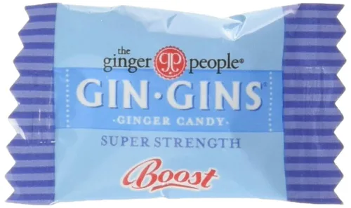 Vista 9 de GIN GINS - Caramelo duro de jengibre de doble fuerza por The Ginger People – Anti-náuseas y ayuda a la digestión, caramelo saludable envuelto
