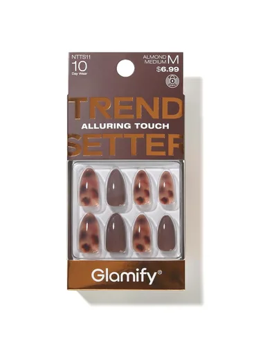 Vista 7 de Absolute New York Glamify Almond - Uñas a presión medianas Trendsetter NTTS10 Almond Medium