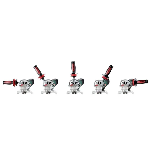 Vista 8 de Metabo US3005 - Amoladora angular con cable de 11 amperios, 4.5 pulgadas y 5 pulgadas con sistema de interruptor de paleta sin bloqueo