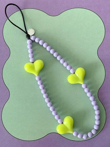 Vista 9 de Drawwind Correa con cuentas para teléfono con pulsera universal, cordón para teléfono celular lindo, pulsera de muñeca con cuentas, cadena de hilo