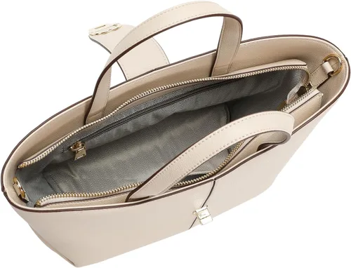 Vista 8 de Bolso cruzado de cuero con asa superior, bolso de mano para mujer, con asa superior y correa ajustable
