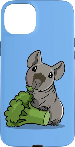 Vista 9 de Funny Kawaii Kids Broccoli Black Hairless Guinea Pig Lover Case for iPhone 17