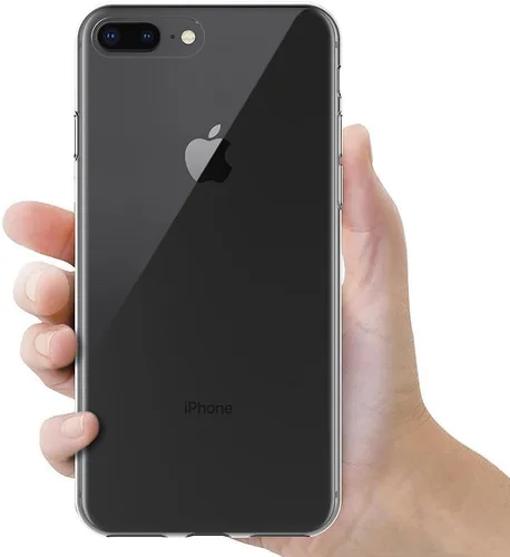 Vista 3 de MaiJin Funda para Apple iPhone 7 Plus/iPhone 8 Plus (5.5 pulgadas) TPU suave goma gel parachoques transparente contraportada