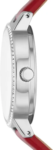Vista 2 de DKNY Reloj de cuarzo modernista de acero inoxidable para mujer