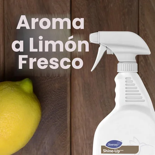 Vista 6 de Diversey Shine Up Lemon - Esmalte para muebles, listo para usar, 32 onzas