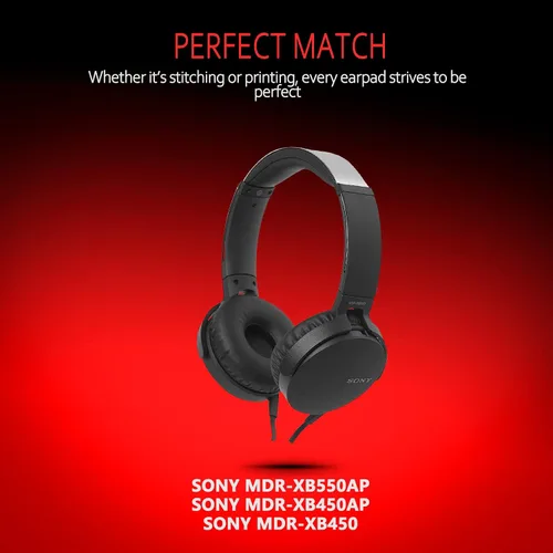 Vista 6 de Krone Kalpasmos Sony MDR-XB550 - Almohadillas de repuesto para auriculares Sony MDR-XB550AP MDR-XB450AP MDR-XB450, Sony mdr-xb450 (mdr xb450)