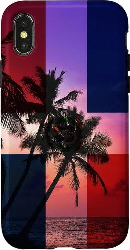Vista 5 de Tropical Ocean Dominican Republic Flag - Dominican Pride Case for iPhone 17