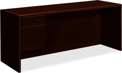 Vista 21 de HON Pedestal Credenza, derecha, 72 x 24 x 29-1/2 pulgadas, caoba