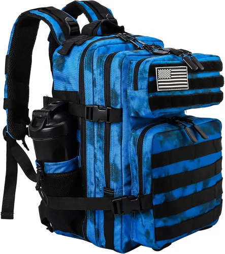 Vista 14 de LHI Mochila Militar Táctica para Hombres y Mujeres 25L/35L Mochila de Asalto del Ejército Bolsa Mochila Pequeña con Portabotellas
