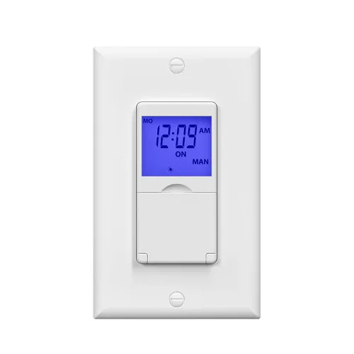 Vista 10 de BN-LINK Interruptor de temporizador astronómico programable de 7 días para luces, amanecer puesta de sol programable interruptor de luz temporizador
