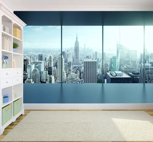 Vista 10 de FLFK Murales de pared 3D, autoadhesivos, autoadhesivos, removibles, para decoración moderna del hogar, 78.7 x 59 pulgadas B1231