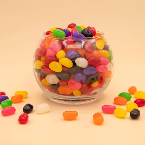 Vista 6 de Jelly Beans, caramelos masticables, sabores surtidos, bolsa de 2 libras