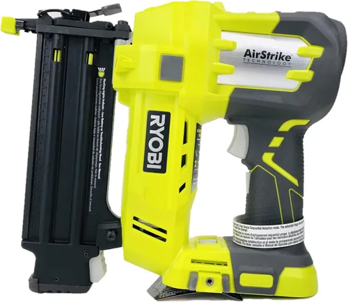 Vista 6 de Ryobi motosierra inalámbrica P854, con batería de iones de litio de 18 V, 2 pulgadas Brad Kit de clavadora (incluye una batería y cargador)