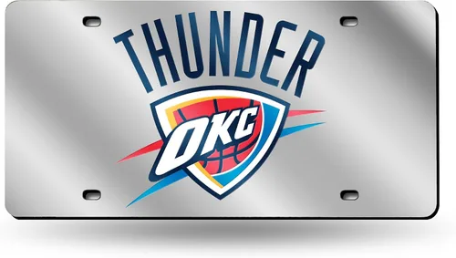 Vista 38 de Rico Industries Placa de matrícula metálica con incrustaciones láser de la NBA