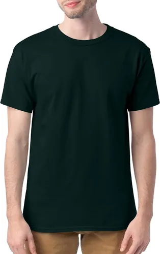Vista 2 de Hanes ComfortSoft - Camiseta de manga corta para hombre (paquete de 4)