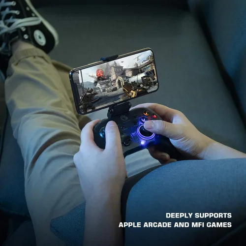Vista 4 de GameSir Controlador de PC T4 Pro, controlador inalámbrico semitransparente para SwitchWindows PCiPhoneAndroid