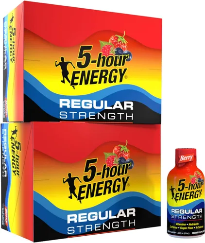 Vista 6 de 5-hour ENERGY Shot, Granada de fuerza regular, 1.93 onzas, 24
